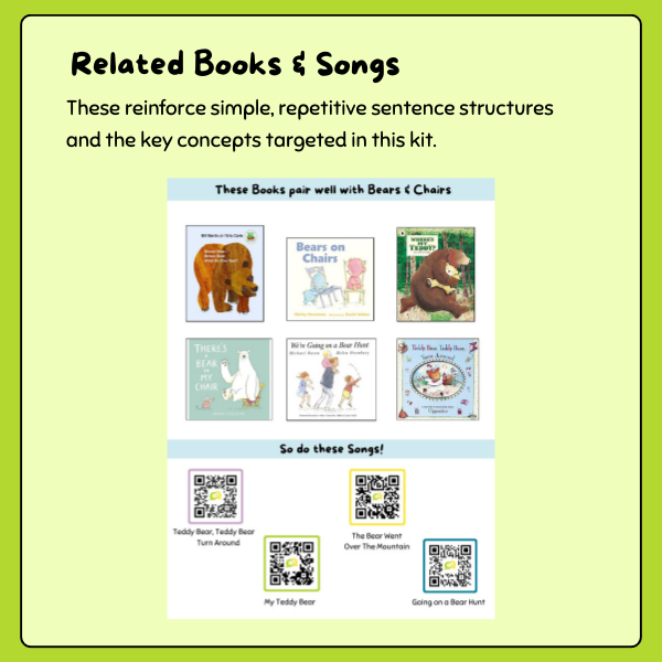 Bears & Chairs - Digital Extension Resources