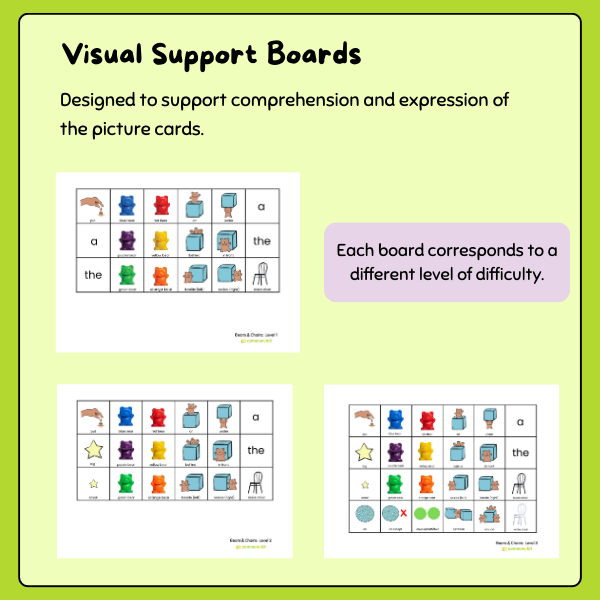 Bears & Chairs - Extension Resources