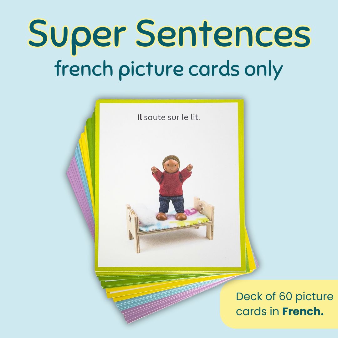 French Picture Cards - Super Sentences