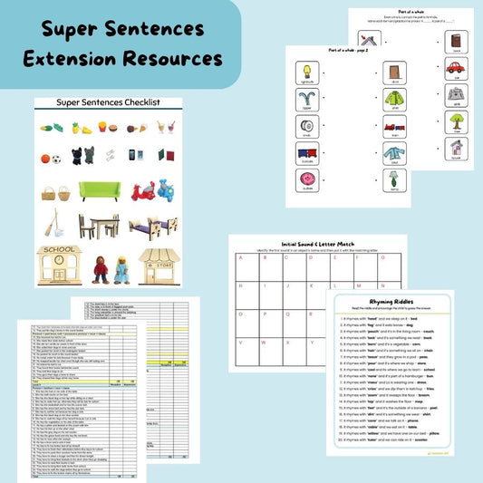 Super Sentences - Digital Extension Resources