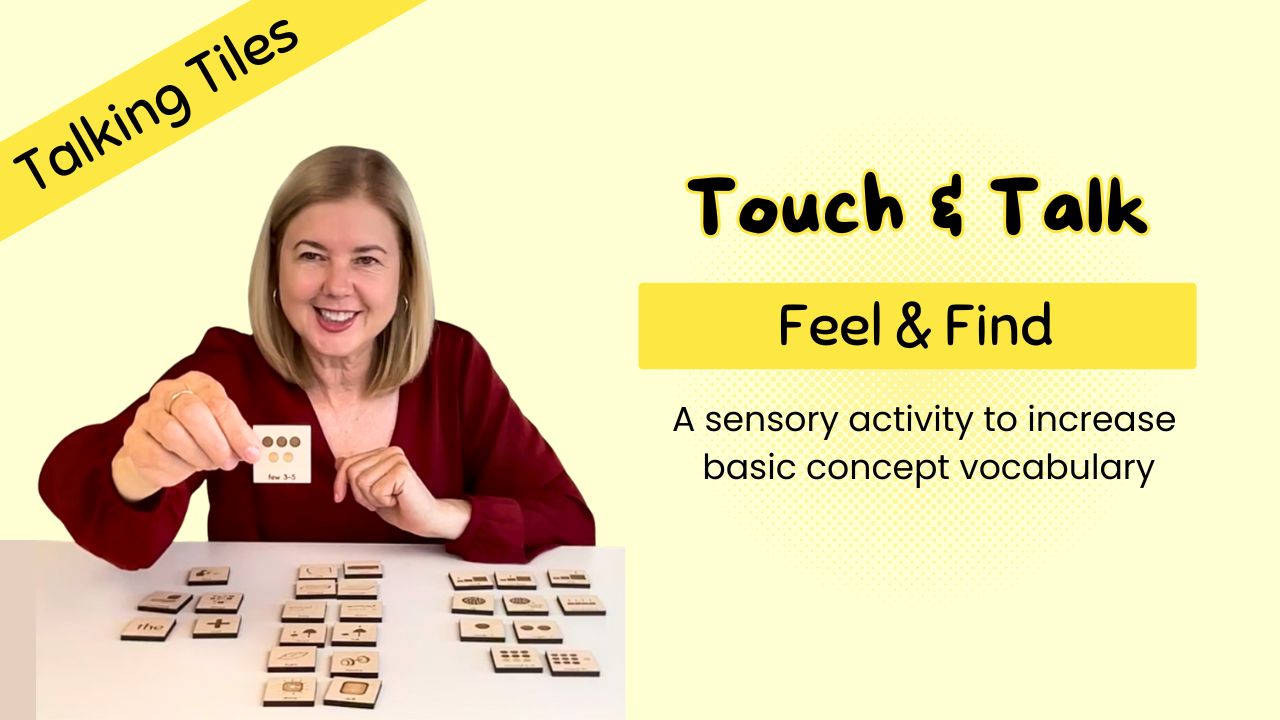 Load video: Watch this video to learn all about the new Feel &amp; Find Talk Tiles from the creator