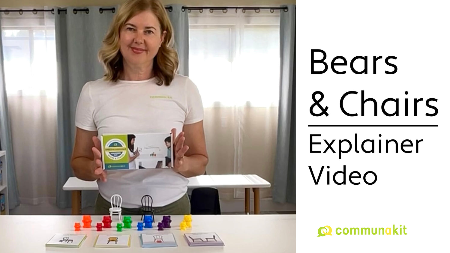 Connie talks in detail about the items in the Touch & Talk kit.  She shows you all 41 items and how they can be used to build vocabulary! And no virtual tour of the kits would be complete without talking about our secret sauce, the picture cards!